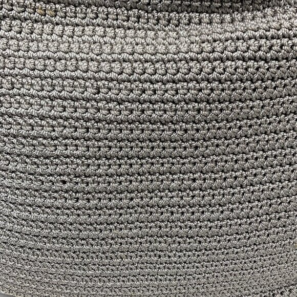 The Sak Hand Crochet Crossbody Bag Sustainable Ecru Yarn 12"W x 9"H x 2"D - Picture 5 of 12